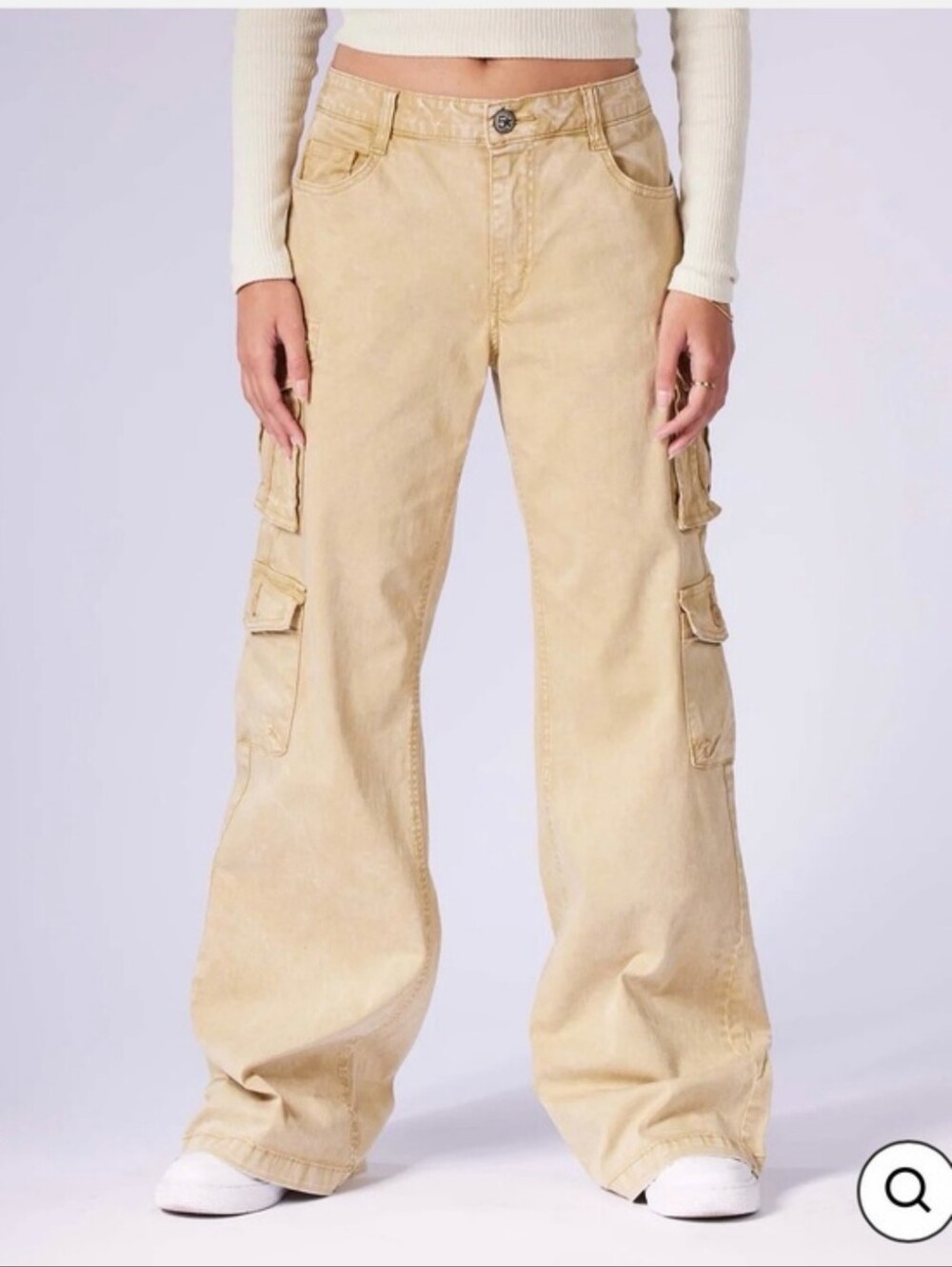 Women's Flex Utility Cargo Wide Leg Pants - Camel - FiveStar General - 5/27